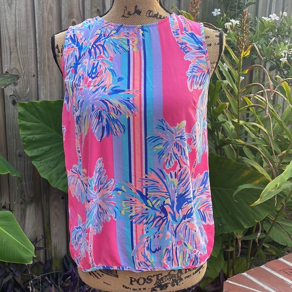 Lilly Pulitzer Iona silk top - Picture 2 of 11
